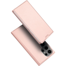 DUX DUCIS SKIN PRO flip tok SAMSUNG S25 Ultra készülékhez rózsaszín tok és táska