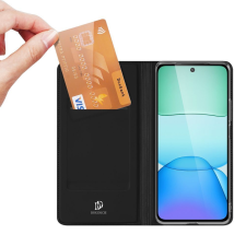 DUX DUCIS Skin Pro könyvtok Xiaomi Redmi 13 - fekete tok és táska