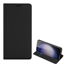 DUX DUCIS skin pro tok álló, b&#337;r hatású (flip, oldalra nyíló, kártyazseb, asztali tartó) fekete gp-147654 mobiltelefon kellék