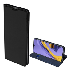 DUX DUCIS skin pro tok álló, b?r hatású (flip, oldalra nyíló, kártyazseb, asztali tartó) fekete gp-92671 mobiltelefon kellék