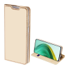 DUX DUCIS SKIN PRO tok álló, bőr hatású (FLIP, oldalra nyíló, bankkártya tartó, asztali tartó funkció) ARANY [Xiaomi Mi 10T Pro 5G] (5996591011516)