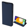 DUX DUCIS SKIN PRO tok álló, bőr hatású (FLIP, oldalra nyíló, bankkártya tartó, asztali tartó funkció) SÖTÉTKÉK [Samsung Galaxy A03s (SM-A037F)] (5996591115009)