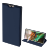 DUX DUCIS SKIN PRO tok álló, bőr hatású (FLIP, oldalra nyíló, bankkártya tartó, asztali tartó funkció) SÖTÉTKÉK Samsung Galaxy Note 10 (SM-N970F)