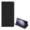 DUX DUCIS SKIN PRO tok álló, bőr hatású (FLIP, oldalra nyíló, kártyazseb, asztali tartó) FEKETE