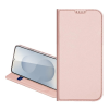 DUX DUCIS SKIN PRO tok álló, bőr hatású (FLIP, oldalra nyíló, kártyazseb, asztali tartó) RÓZSASZÍN Samsung Galaxy A17 5G (SM-A176)