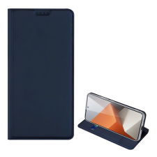 DUX DUCIS SKIN PRO tok álló, bőr hatású (FLIP, oldalra nyíló, kártyazseb, asztali tartó) SÖTÉTKÉK Xiaomi Redmi Note 13 Pro Plus 5G tok és táska