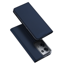 DUX DUCIS Skin Pro tok Oppo Reno 8 Pro flip cover kártya pénztárca állvány kék tok és táska
