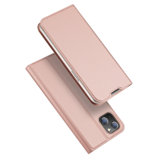 DUX DUCIS Skin Pro tokborítás flip tok iPhone 14 Max készülékhez rózsaszínű tok és táska