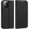 DUX DUCIS SKIN X2 tok álló, bőr hatású (FLIP, ütésállóság, oldalra nyíló, asztali tartó) FEKETE Apple iPhone 14 Pro Max (GP-129380) (187751946)