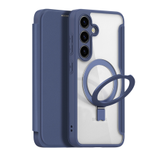 DUX DUCIS Skin X Pro tok mágneses gyűrű / állvány Samsung S24 - kék tok és táska