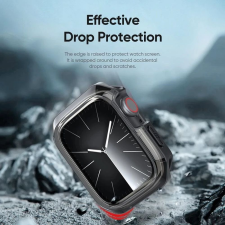DUX DUCIS Tamo tok Apple Watch 10 42mm - átlátszó-fekete okosóra kellék