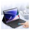DUX DUCIS TK bluetooth billentyűzet + touch pad (asztali tartó, QWERTY, ceruza tartó) FEKETE Samsung Galaxy Tab S9 Plus LTE (SM-X816), Galaxy Tab S9 Plus WIFI (SM-X810)
