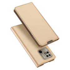 DUX DUCIS Xiaomi Poco C40 Telefontok - Dux Ducis arany flipcover tok tok és táska