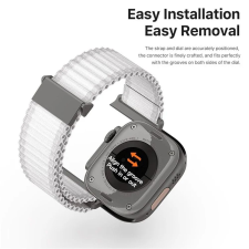 DUX DUCIS YC Nylon csereszíj Apple Watch 38 / 40 / 41 mm - fehér okosóra kellék