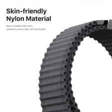 DUX DUCIS YC Nylon csereszíj Samsung Galaxy Watch Ultra 47mm - sötétszürke okosóra kellék