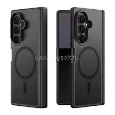DUX DUCIS YIND szilikon telefonvédő (ütésállóság, kameravédő, matt, MagSafe) FEKETE (GP-193232) tok és táska