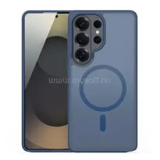 DUX DUCIS YIND szilikon telefonvédő (ütésállóság, kameravédő, matt, MagSafe) SÖTÉTKÉK (GP-179565) tok és táska