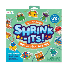 DYI Art Set - Zsugorítsd össze! - kulcstartók létrehozása zsugorítással - Fun Friends kreatív és készségfejlesztő