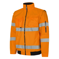 DYKENO AGINOLA fényvisszaverő kabát 2 az 1-ben, narancssárga 3XL