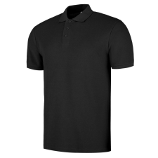 DYKENO Davi pique galléros póló férfi fekete 2XL munkaruha