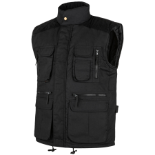 DYKENO MANCHESTA bélelt mellény, fekete 4XL munkaruha