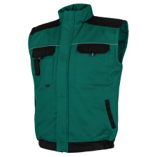 DYKENO PRIMO bélelt mellény, zöld-fekete M munkaruha