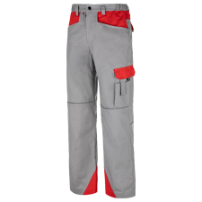 DYKENO PRIMO deréknadrág, szürke-piros 48 munkaruha