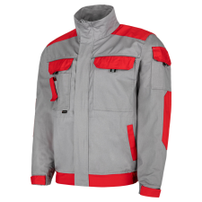 DYKENO PRIMO munkadzseki, szürke-piros 48 munkaruha