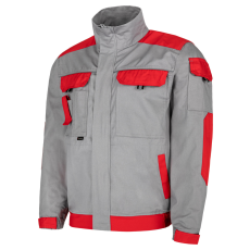 DYKENO PRIMO munkadzseki, szürke-piros 68