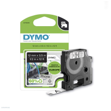 DYMO Betűnyomó kazetta gépi 12mmx3.5m Dymo flexibilis nylon fekete-fehér árazógép