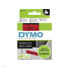 DYMO Betűnyomó kazetta gépi 12mmx7m Dymo fek-piros