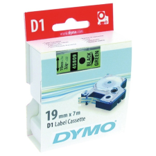 DYMO címke LM D1 alap 19mm fekete betű / zöld alap etikett