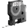 DYMO címke LM D1 alap 9mm fekete/átlátszó