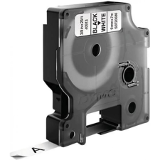 DYMO D1 12mm Festékszalag - Fehér alapon fekete etikett