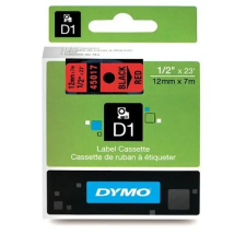 DYMO d1 12mmx7m fekete/piros feliratozógép szalag nyomtató kellék