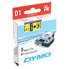 DYMO "D1" Feliratozógép szalag 9 mm x 7 m fekete-sárga (GD40918) (GD40918) etikett