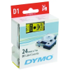 DYMO D1 kazetta 24x7m fekete/sárga
