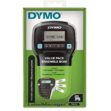 DYMO Elektromos feliratozógép, DYMO LM 160, fekete, + 3 db D1 szalag villanyszerelés