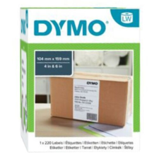 DYMO Etikett DYMO Label Writer 104x159 mm 220 db/tekercs etikett