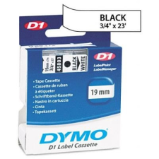 DYMO Feliratozó szalag DYMO D1 45803 19mmx7m fehéren fekete nyomtató kellék