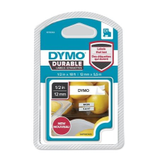 DYMO Feliratozógép szalag, 12 mm x 5,5 m, tartós, DYMO  D1 , fehér-fekete fénymásolópapír
