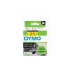 DYMO Feliratozógép szalag Dymo Letratag S0720730/40918 9mmx4m, ORIGINAL, fekete/sárga