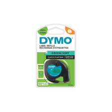 DYMO Feliratozógép szalag Dymo Letratag S0721640/59425 12mmx4m, ORIGINAL, zöld információs címke