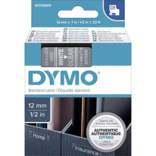 DYMO feliratozószalag D1, 12mm, átlátszó/fehér, S0720600 (S0720600) - Címkeszalagok és újratöltő tekercsek etikett