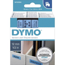 DYMO feliratozószalag D1, 12mm, kék/fekete, S0720560 (S0720560) etikett