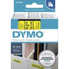 DYMO feliratozószalag D1, 12mm, sárga/fekete, S0720730 nyomtató kellék