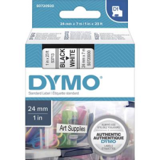 DYMO feliratozószalag D1, 24mm, fehér/fekete, S0720930 (S0720930) etikett