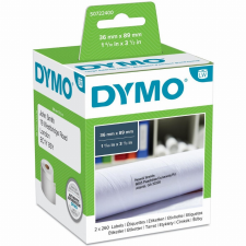 DYMO LabelWriter - Adressetiketten Selbstklebend - 36 x 89 mm - Schwarz auf Weiß - (S0722400) (S0722400) - Címzőcímkék etikett