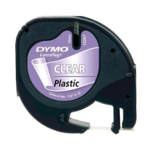 DYMO Műanyag szalag Dymo LetraTag címkézőhöz, átlátszó irattartó