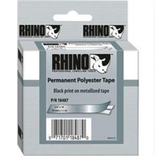 DYMO "Rhino" Feliratozógép szalag poliészter 19 mm fémes (18487) (18487) etikett